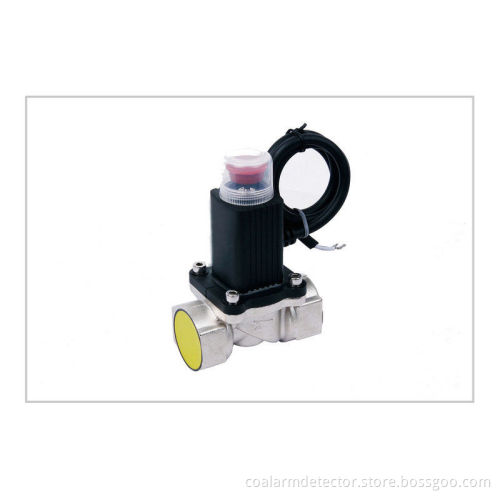 Gas Emergency Shut Electromagnetic Valve Dn15 / 20 / 25 For Fire Fighting Accessories